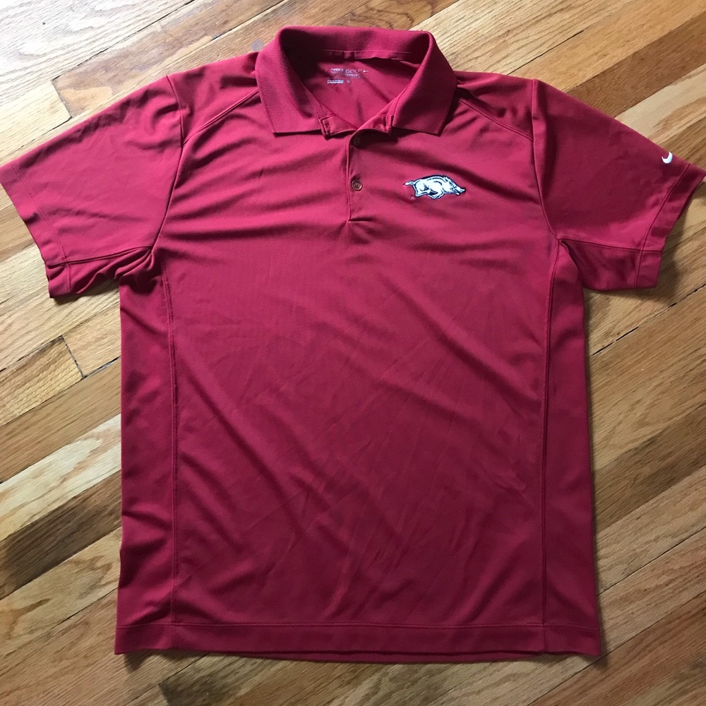 Razorback golf polo